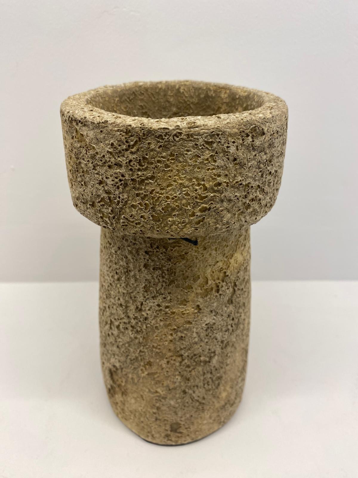Portavelas terracota