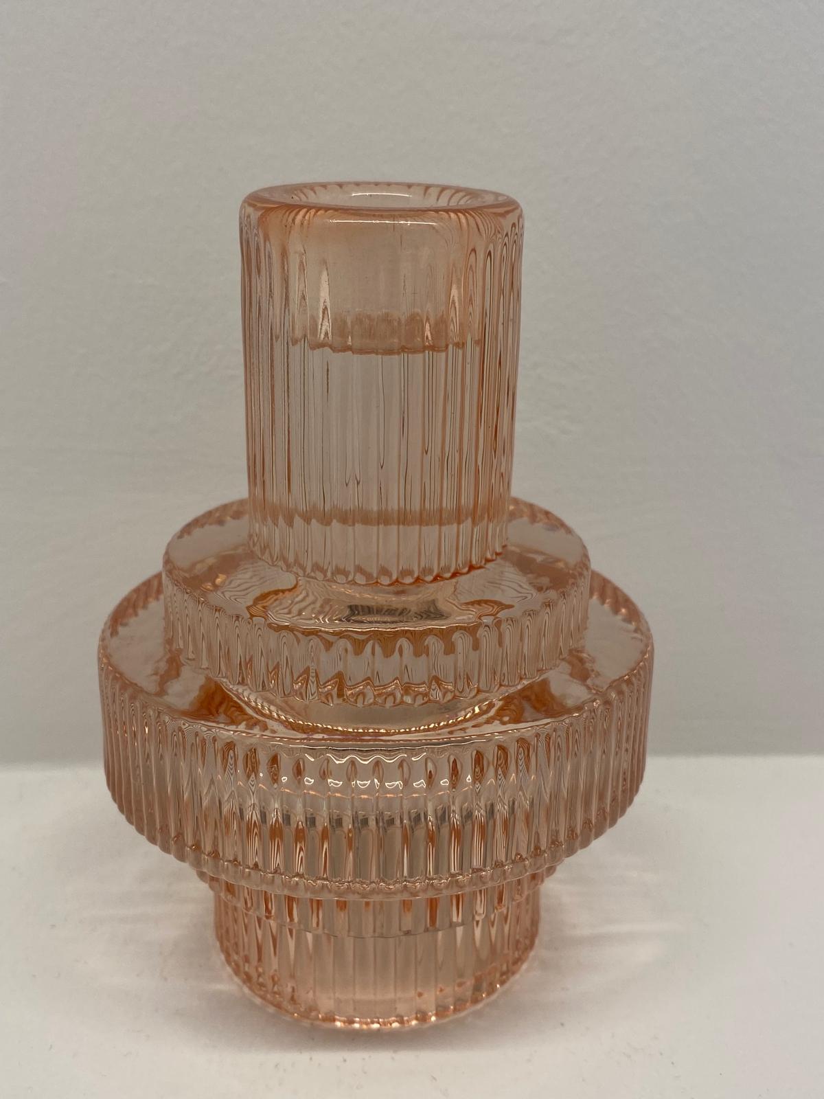 Candelabro de vidrio