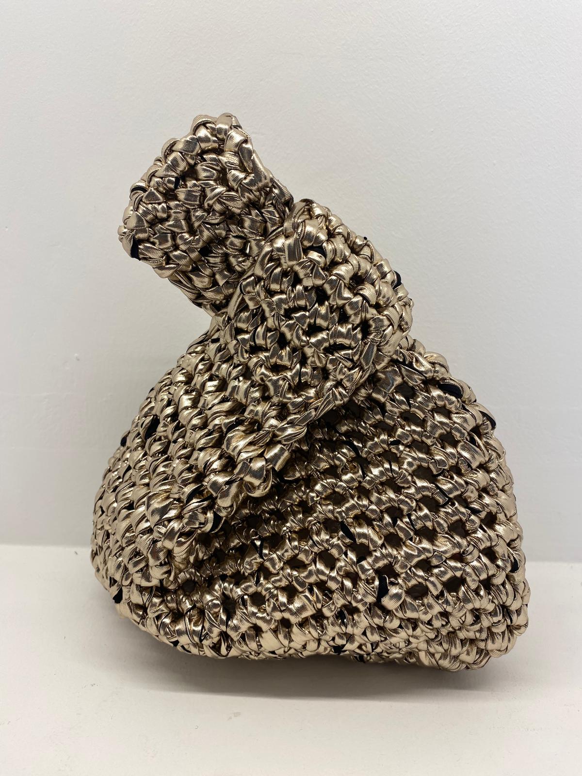 BOLSITO JAPONES EFECTO CUERO - HANDMADE -