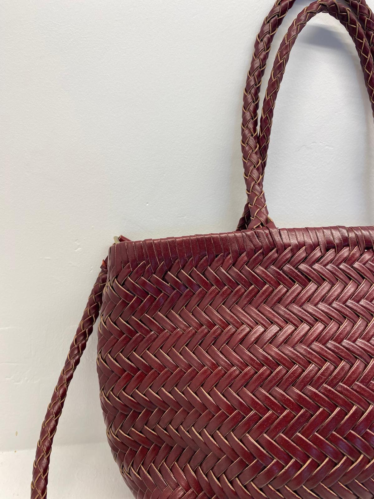 Bolso + bandolera burdeos
