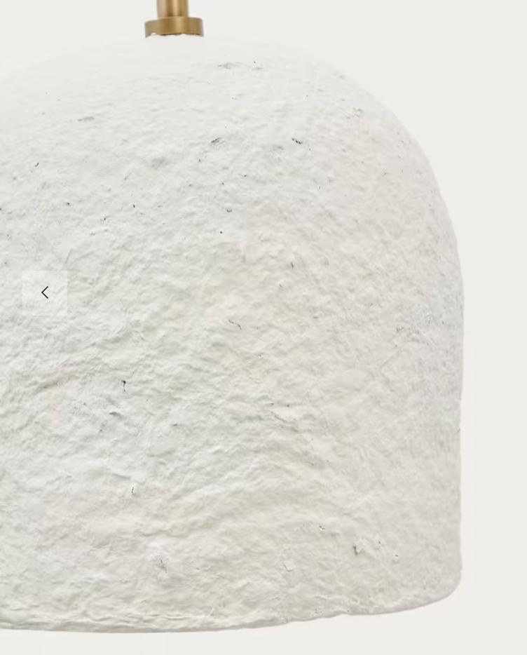 LÁMPARA DE PAPEL MACHE