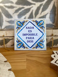 NADA ES IMPOSIBLE PARA DIOS